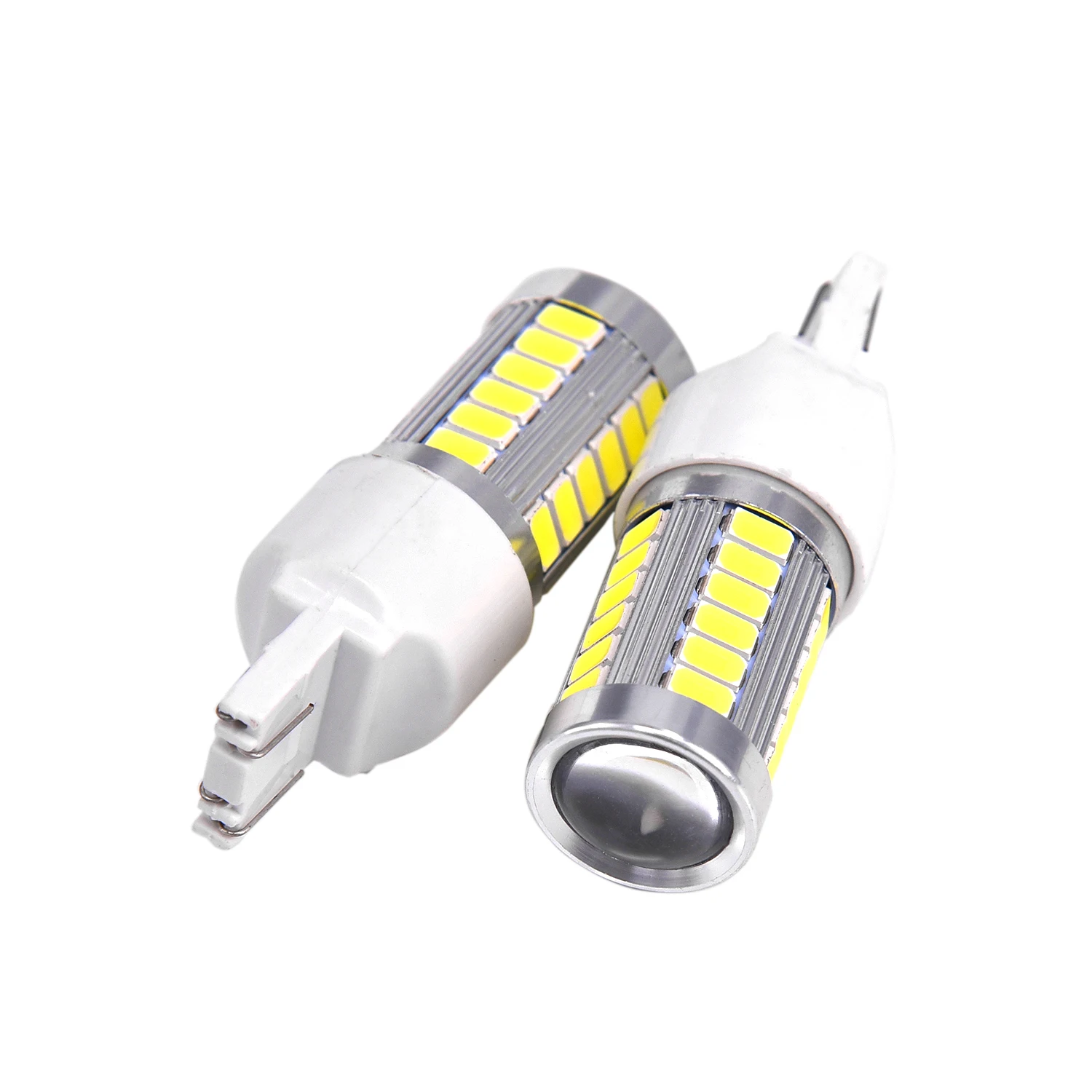 

800LM Car Backup Reverse light Brake light DC 12V White T20 Bubls 7443 7440 5630 33SMD Dome Lights Map Turn light Low power