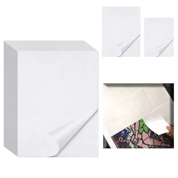 A4/A5/A6 50pcs Diamond Painting Release Paper Non-stick Cover 5D DIY Replacement Accessories Double-Sided White Cover Minders 1