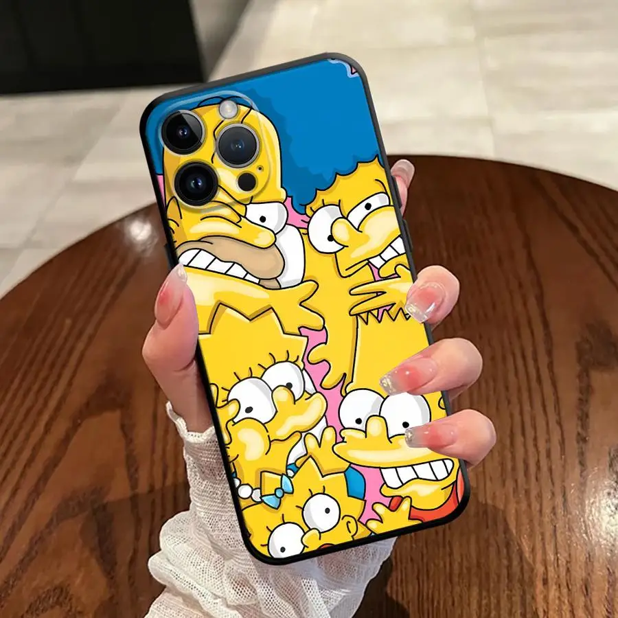 Cool Simpson Soft Back Phone Cover Case