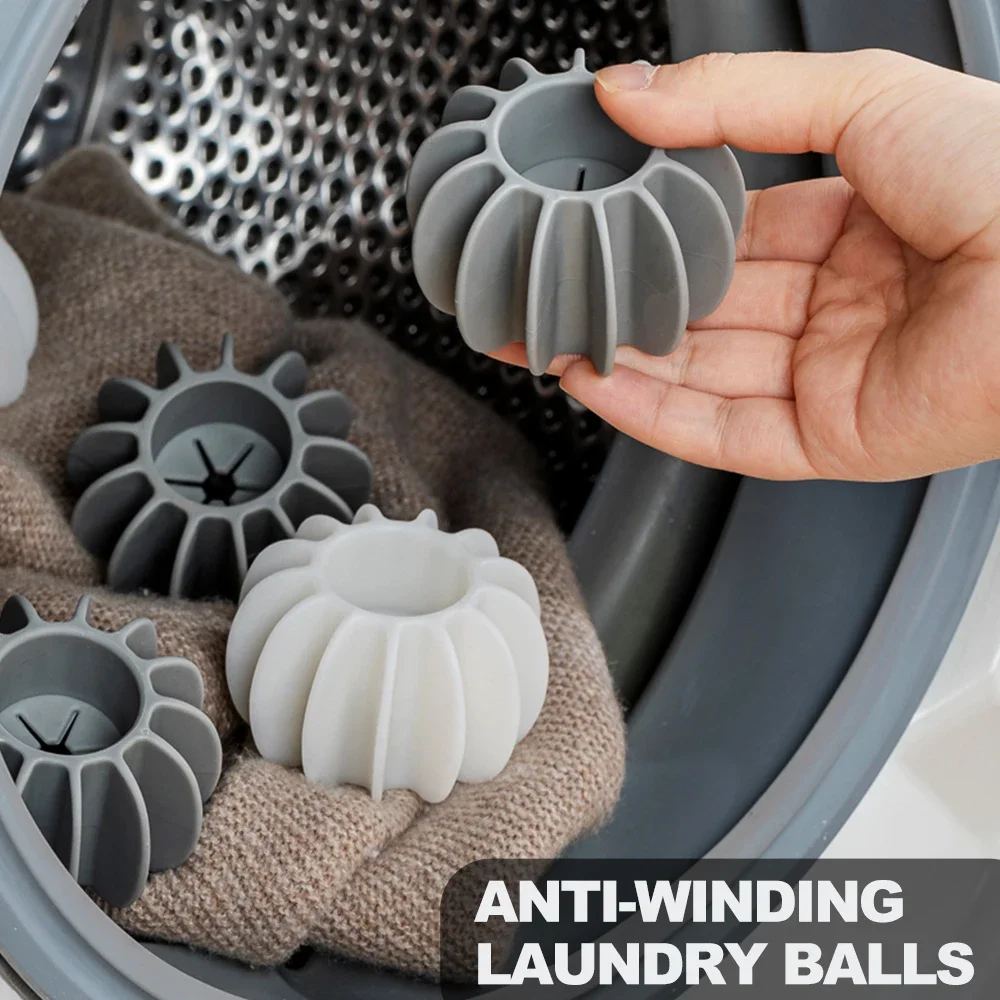 Laundry Ball Reusable Silicone Clothes Hair Cleaning Tools Pet Hair Remover Washing Machine Cat Catcher