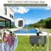 Diivoo WiFi Water Timer, Remote Control Irrigation Timer, Automatic Manual Watering, Rain Delay, Garden, Yards, Lawns 2