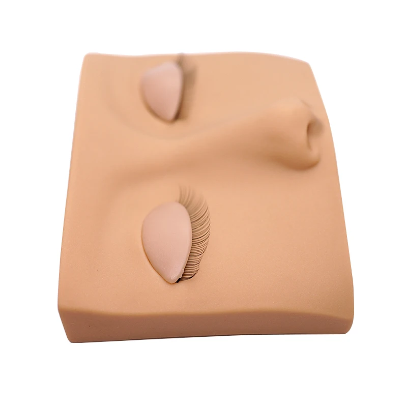 Testa di manichino Estensione ciglia Pratica Accessori per il trucco con occhi rimovibili Ciglia finte Testa modello di allenamento per innesto - immagine 5