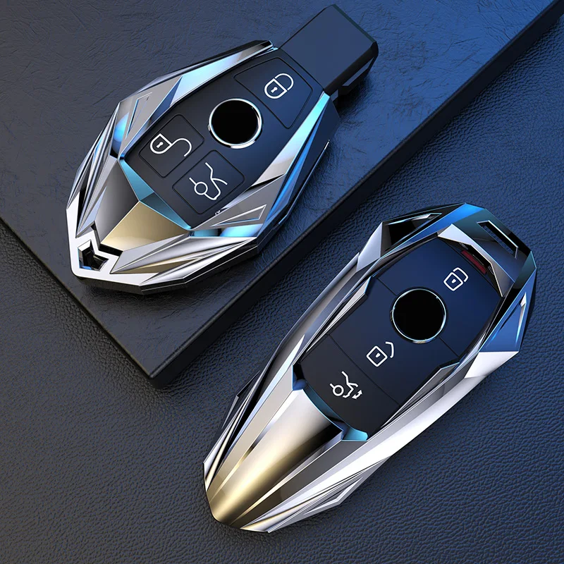 

Car Accessories Car Key Fob Case Cover Protector Suitable For Mercedes Benz E C Class W204 W212 W176 GLC CLA GLA