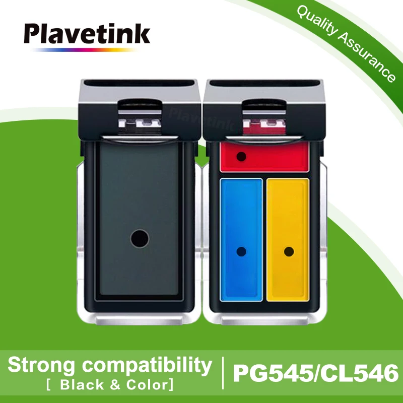 Plastetink Pg-545 Cl-546 Pg 545 Cartuccia Di Inchiostro Ricaricabile Per Canon Pg545 Cl546 Pixma Ip2850 Mg2450 Mg2455 Mg2550 Mg2950 Mx495