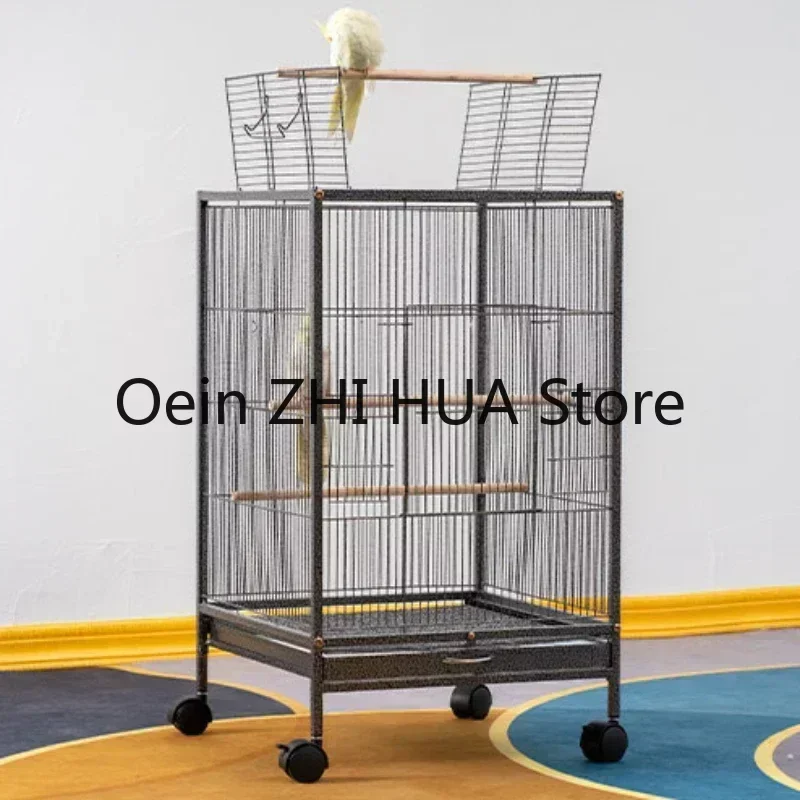 

Large Accessories Bird Cages Feeder Garden Decoration Outdoor Bird Cages Parrot Budgie Portable Cage Oiseau Pet Products SR50BC