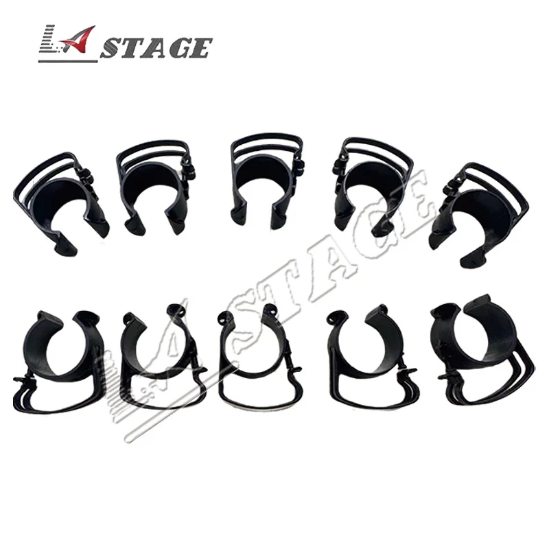 10pcs Wire tube clamp Plastic cable management tool for stage equipment wire