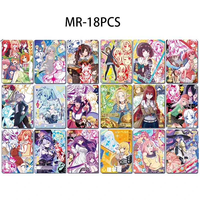 Anime Collectible Card Toys 5M09 Rem Kitagawa Marin 002 Kanroji Mitsuri Full Set Christmas Birthday Gifts