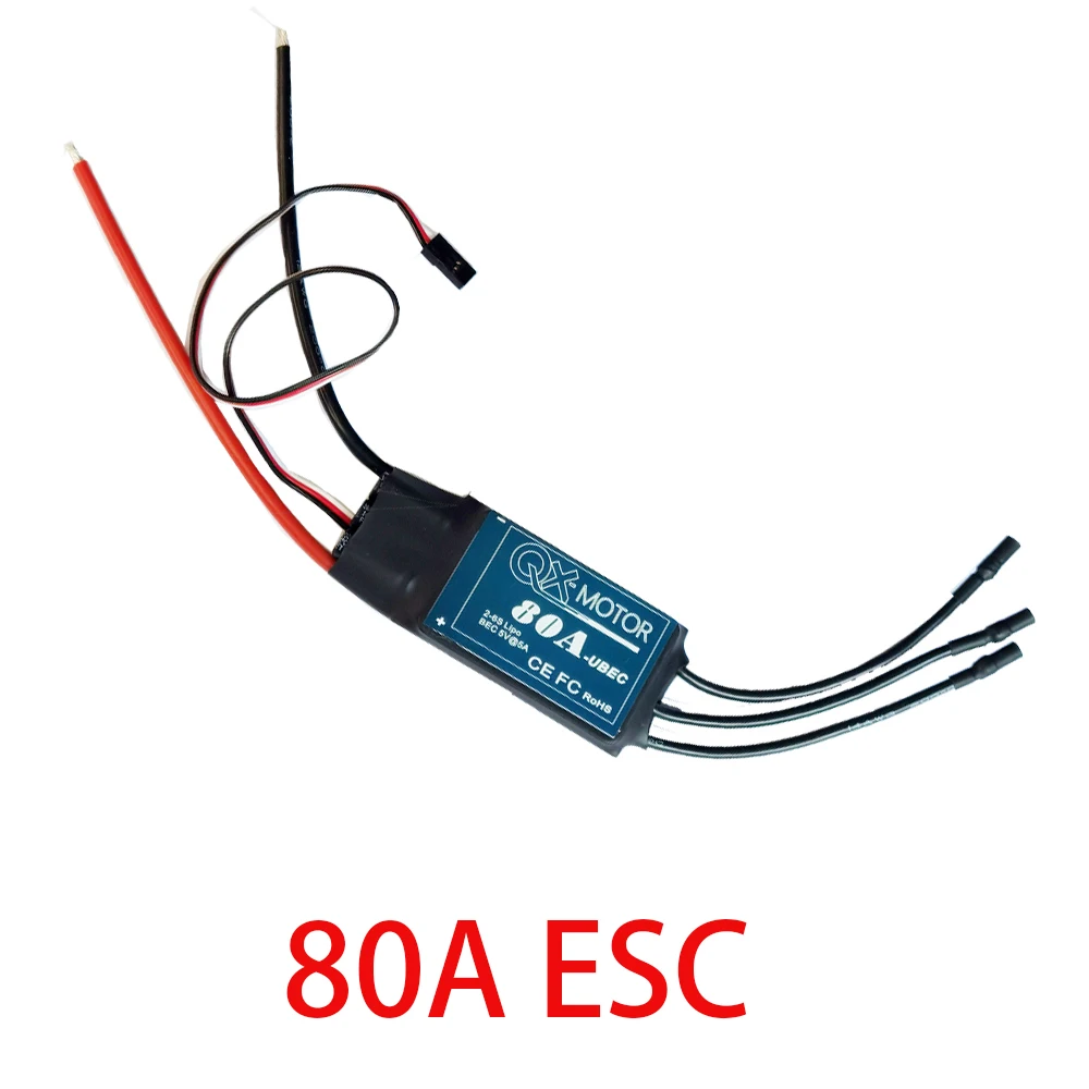 64mm EDF Set 3s 4s 6s Brushless Motor with 12 Blades Ducted Fan 60A 80A esc for RC Airplane Model Parts 5