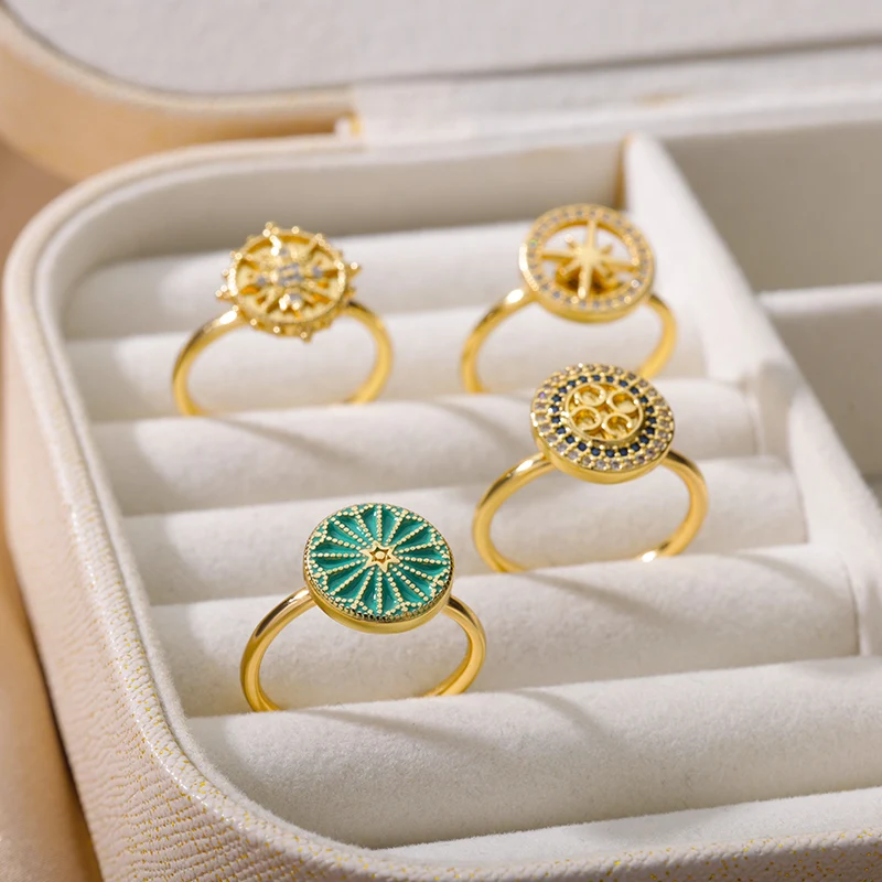Fashion Anxiety Ring Spinner Rings For Women