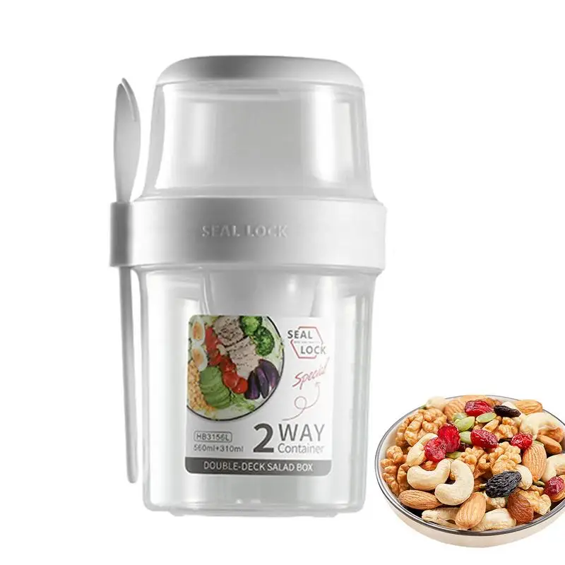 

Cereal Cups To Go 29oz Portable Cereal And Milk Container On The Go With Spoon Safe Soup Bowl Durable Breakfast Cup For Granola