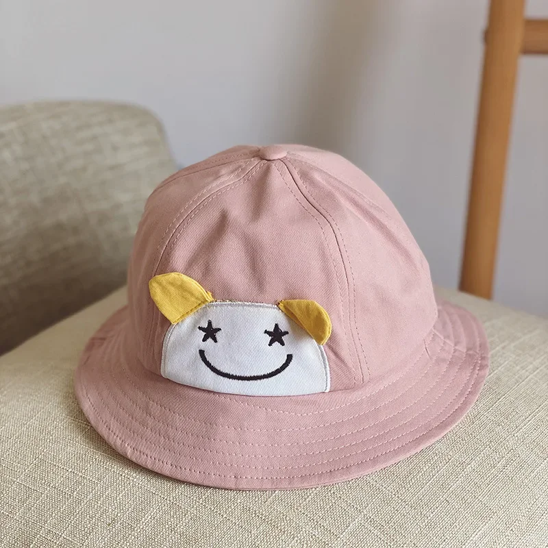 New Cartoon Kids Bucket Hat Children Summer Panama Hat Outdoor Travel Beach Sun Cap for Girls Boys Travel Animal Cap