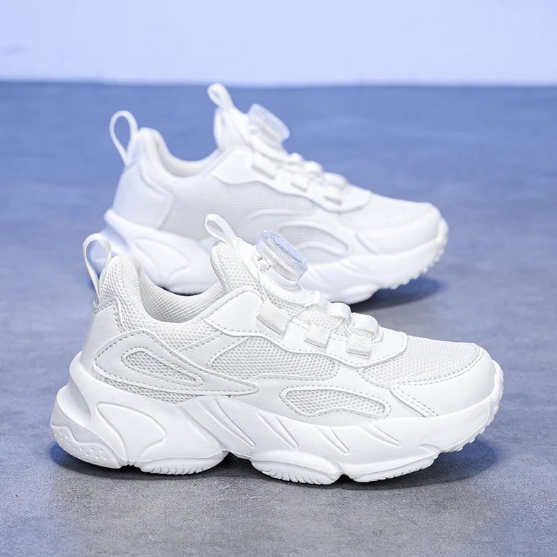 White Sneakers Children Shoes New Spring Summer Platform Breathable Mesh Casual Sneaker Sports Tennis Kids Shoes For Boys Girls 3