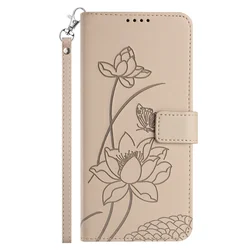Leather Flip Case with Magnetic Wallet Cover for OPPO reno15 Pro mini (Abeige)