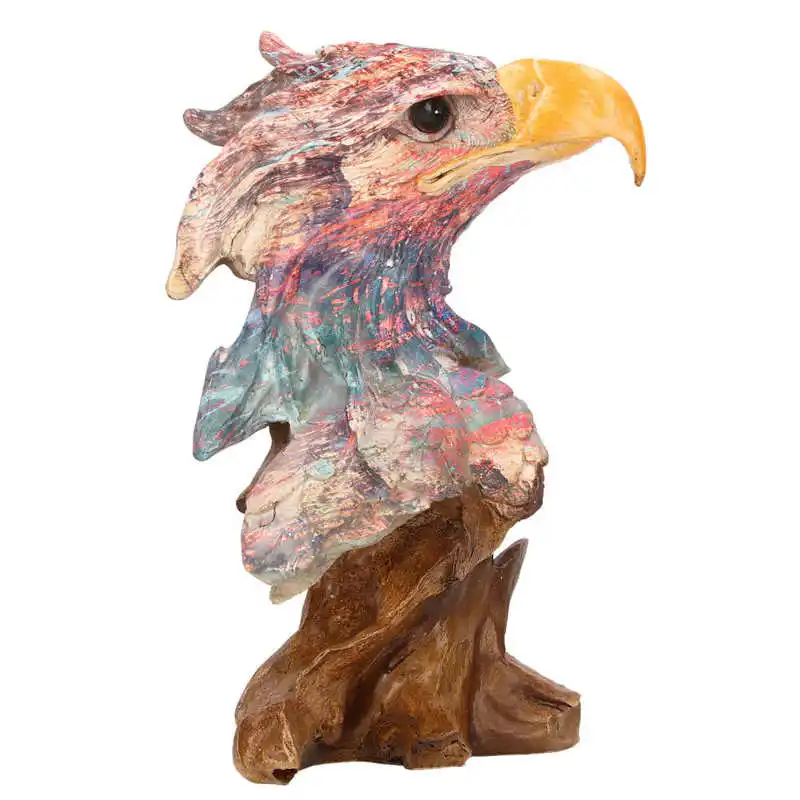 

painting Eagle Head statue northern Europe simple environmental protection resin Eagle head decoration office life