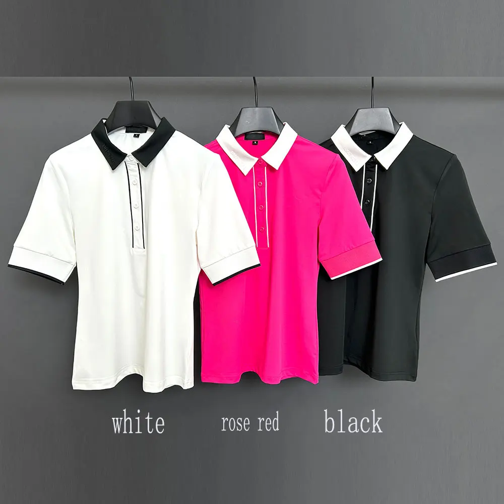 New Golf Women's Shirt Summer Women's Golf T-shirt, Comfortable, Breathable, Fashionable,