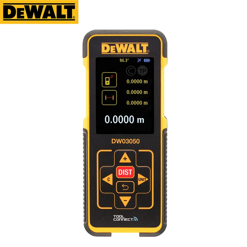 Strumento Di Misurazione Della Distanza Laser Dewalt Dw03050 Collegare L'Afstandsmeter 50M 165 'Misuratore Di Telemetro Bluetooth