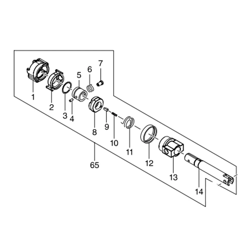 

Скользящий компонент для Makita DJR188 DJR188T 126722-5