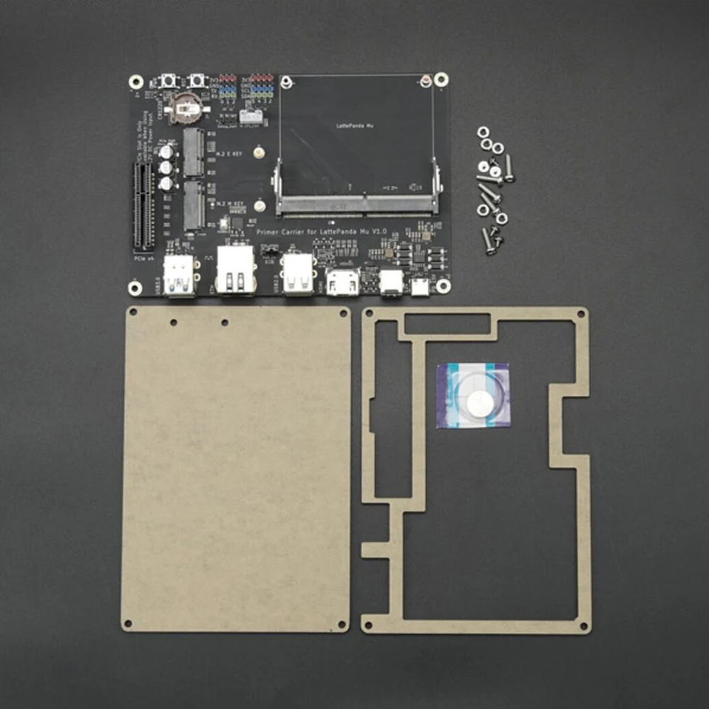 라떼판다 MU 컴퓨팅 모듈 개발 플랫폼 SBC용 DFRobot Lite 캐리어 베이스 보드 (USB 3.0, 이더넷, PCIe 3.0, M.2 M 키, HDMI 포함)