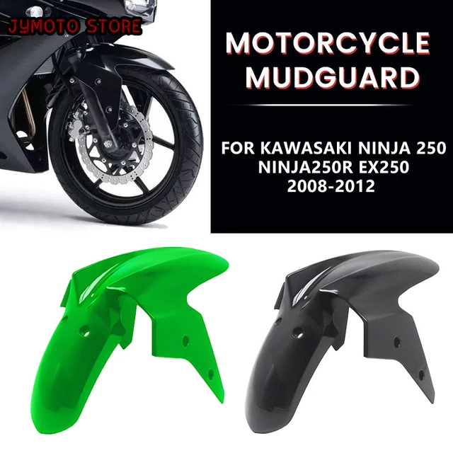 For Kawasaki Ninja 250 EX250 2008-2012 Fender Front Fender For Kawasaki  Ninja250R Tire Mudguard Splash Splash Guard Motorcycle