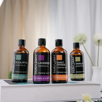MAYJAM Vanilla Sweet Orange Eucalyptus Lavender Sandalwood Peppermint Bergamot Patchouli Scents 100ML Natural Essential Oils 1