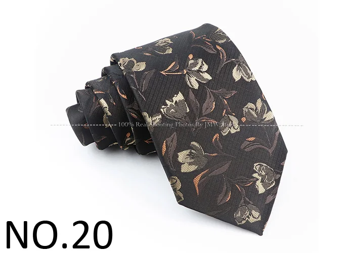 Neues Design Hochzeit Männer binden braun rot blau Blume Blatt Krawatten Männer Geschäft Drops hipping Bräutigam Kragen Zubehör Geschenk – Detail 19