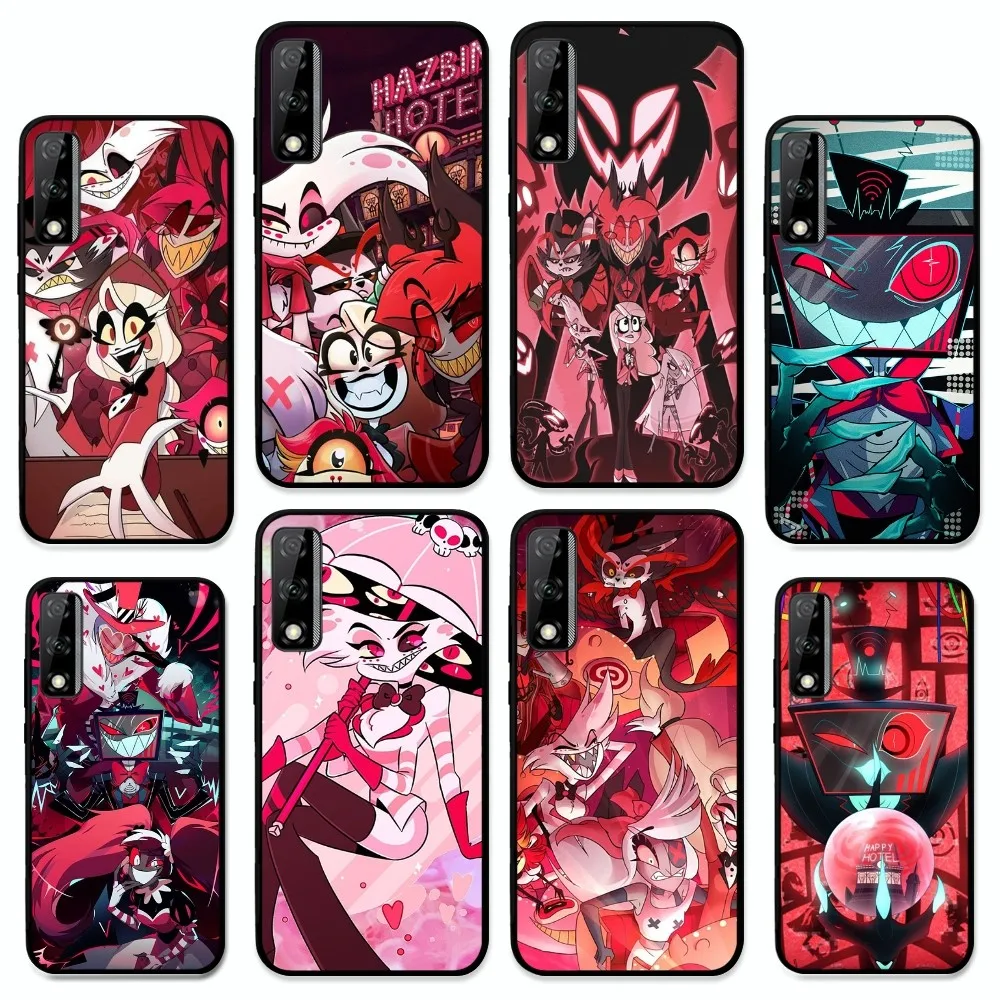 

H-Hazbin Cartoon Hotel Phone Case For Huawei Y9 6 7 5 Prime Enjoy 7s 7 8 plus 7a 9e 9plus 8E Lite Psmart Shell