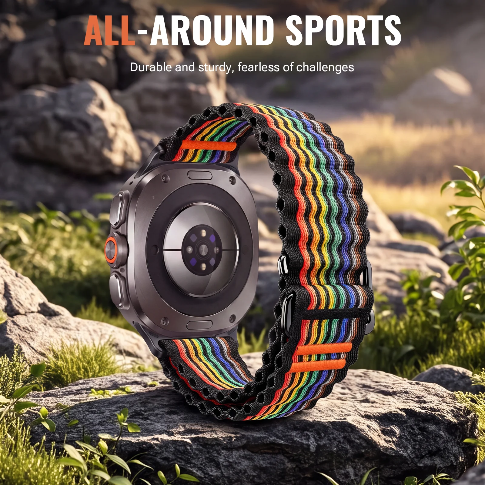 Trail Band Nylon Loop Strap - Premium Smartwatch Accessory