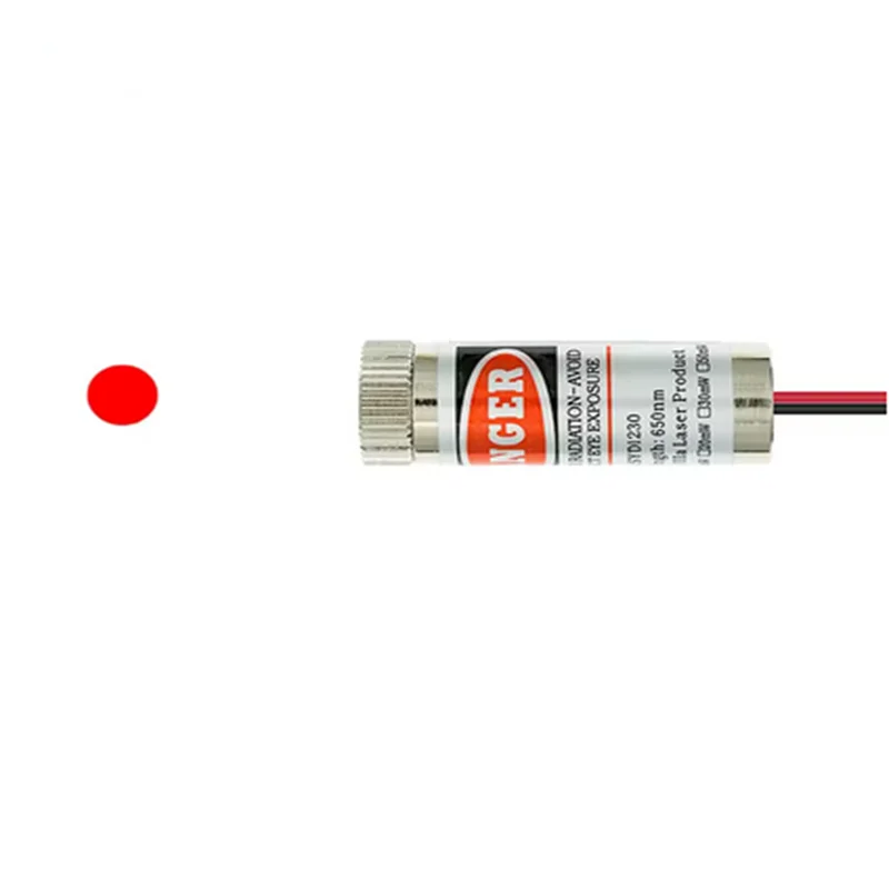 650nm 5mW Red Point / Line / Cross laser module head Glass Lens Focusable Industrial Class