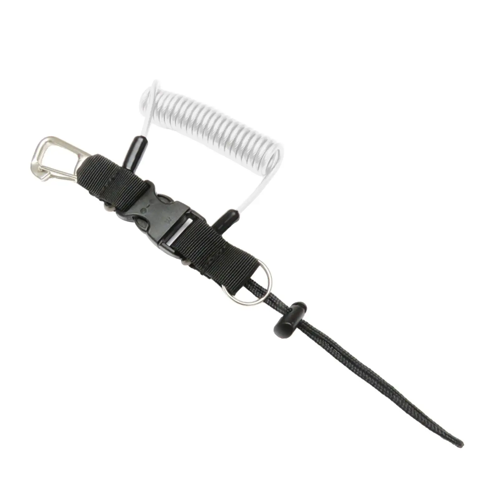 Scuba Dive Coil Camera Lanyard with Buckles for Camera