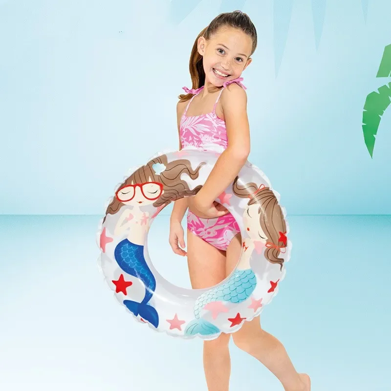 Intense 59242 Children's Swimming Ring BabyThickened Men's Women's Cartoon Lifesaving Ring 6-10 Years Old Underarm Swimming