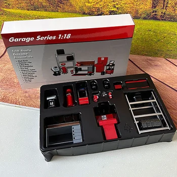 1:18 Garage Series car repair scene kit di riparazione per auto set accessori per scene di riparazione del modello di auto