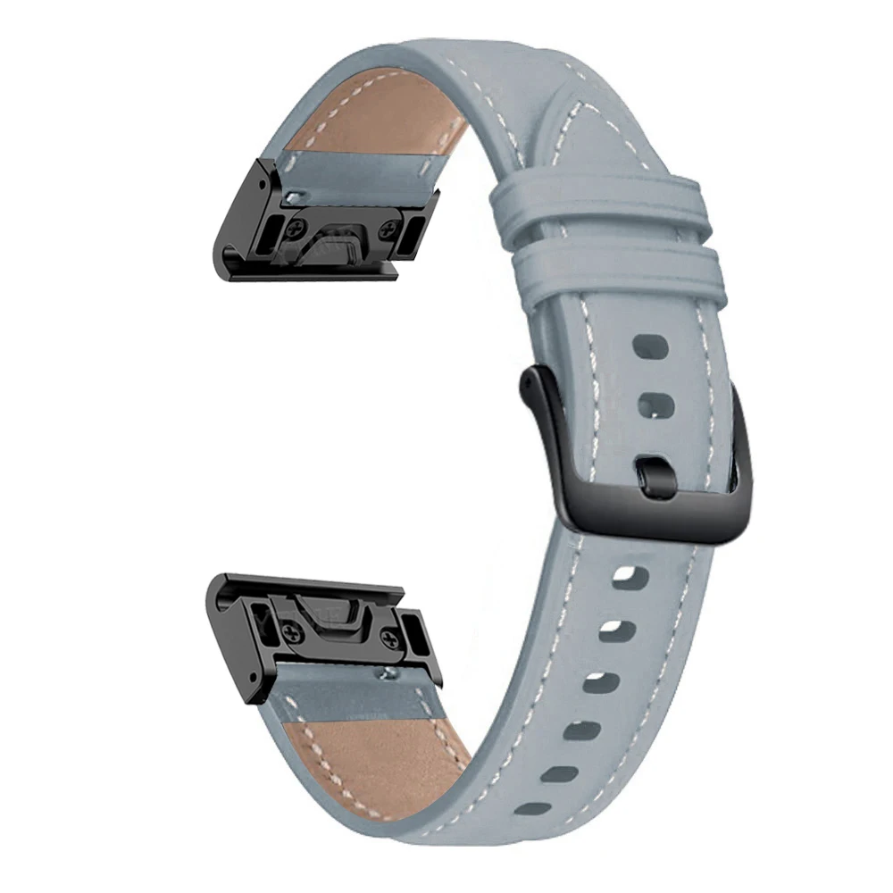 Garmin Enduro / Tactix Delta / Descen MK1 MK2 MK2 Ʈ ո ð Leahter Band Watchband 26mm Quick Fit watch Strap