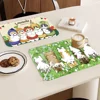 Funny Cat Mofusand Kitchen Draining Mat Tableware Pad Coffee Dish Drying Mat Placemat Bathroom Kitchen Drain Pad 2