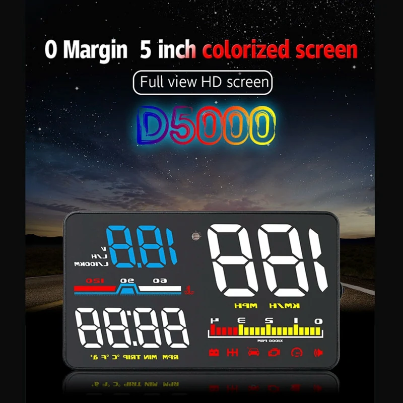 ڵ  ÷ ӵ  , OBD2  , HUD ÷, D5000   溸