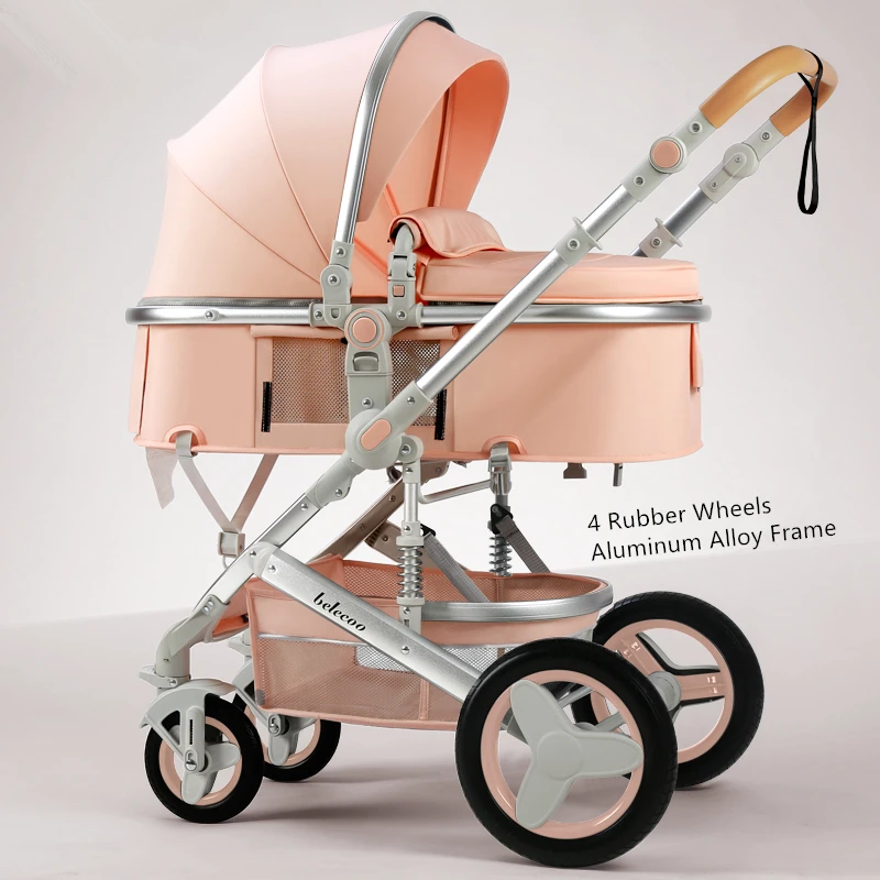 Hot Mom Pink Stroller Travel Pram 