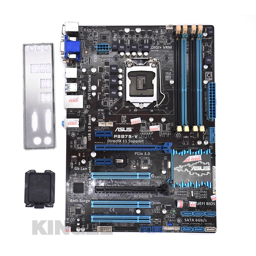 PCパーツ ASUS - ASUS Intel B75 Motherboard Amazon.com: ASUS B75M-PLUS, B75, DualDDR3-1600, SATA3, mATX