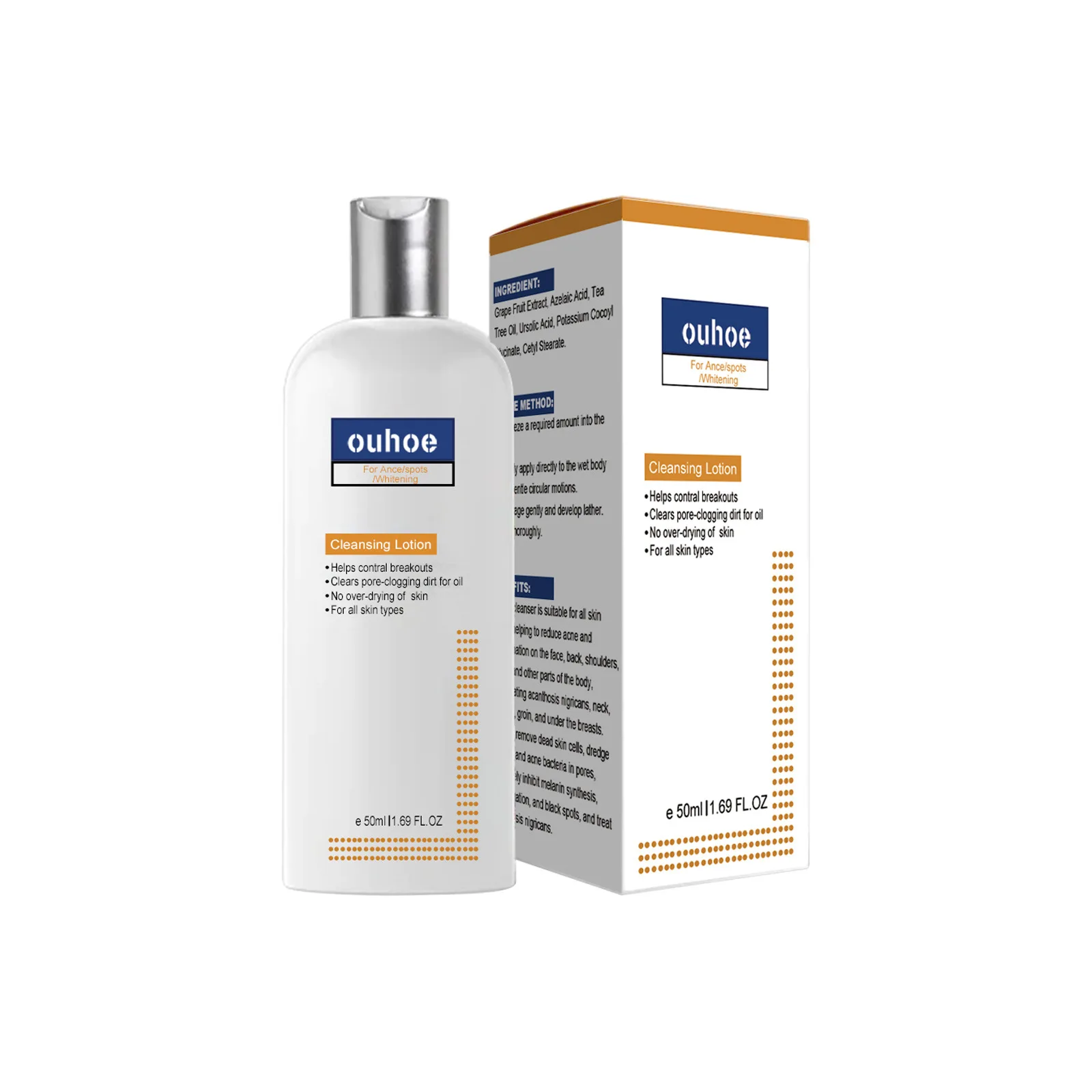 Whi-tening Facial Cleanser Remove Melasma D-ark Sp-ot Pigmentation Anti Acne Deep Moisturizing Brightening Smooth Face Skin Care 2
