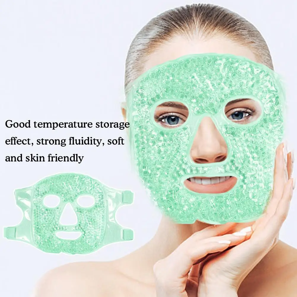 Ice Gel Face/Eye Mask Hot Cold Therapy Face Lifting Soothing Relaxing Remove Dark Circles Puffy Sleeping Mask Beauty Skin Care ultimate whirlwind bath brush the perfect tool to remove dead skin and experience a relaxing massage cleaning