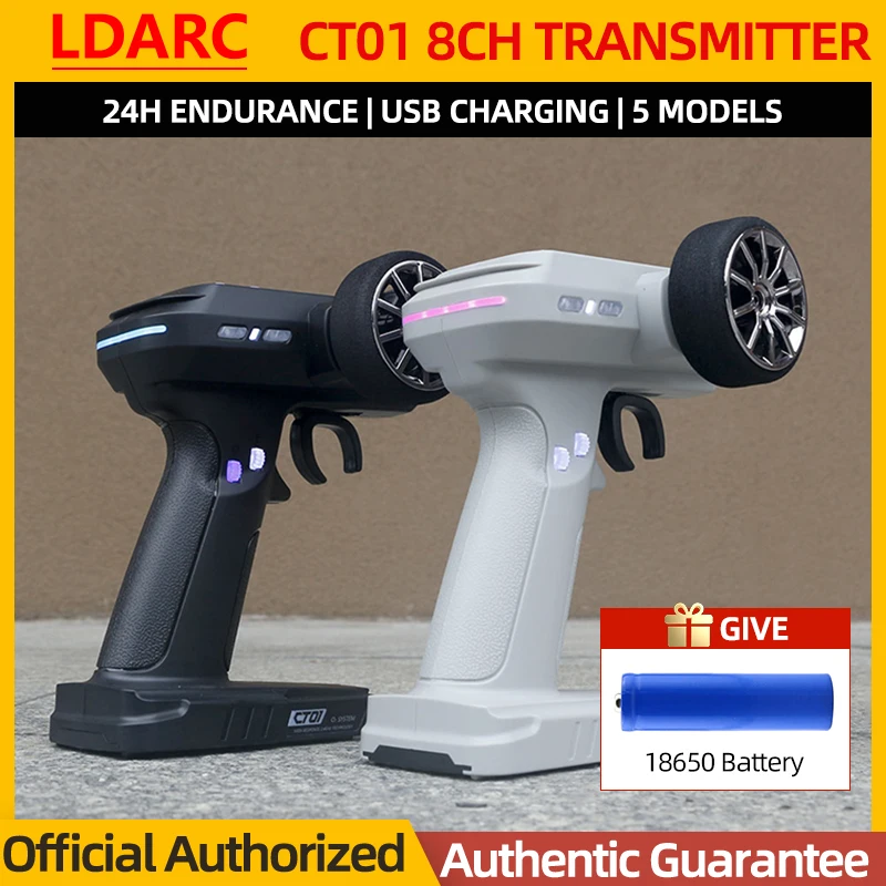 LDARC CT01 2.4GHz 8CH Remote Control Transmitter With CR1800 Receiver