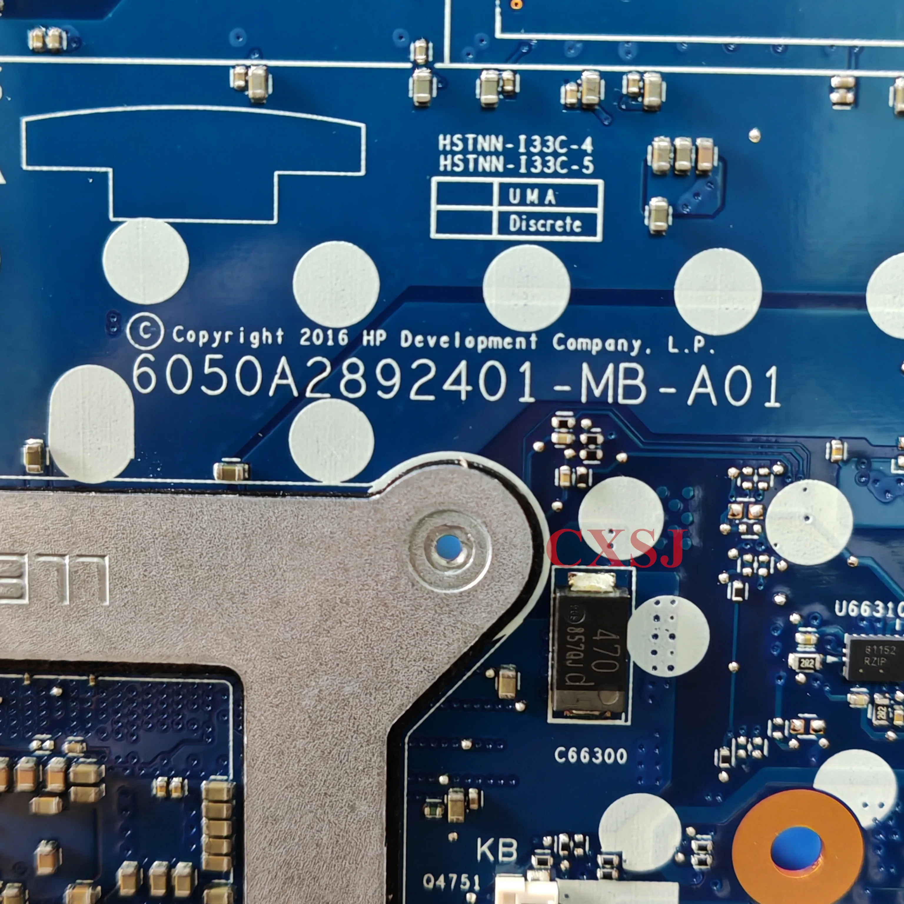 Carte Mère HP EliteBook 840 G3 D'origine (918325-601) Avec Processeur Intel Core I7-6500U - NEUVE