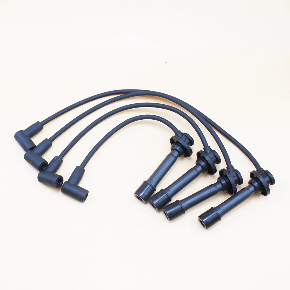 4PCS Ignition Cable Spark Plug Wire for Chery QQ IQ QQ3 QQ6 Buggy SQR472 Engine