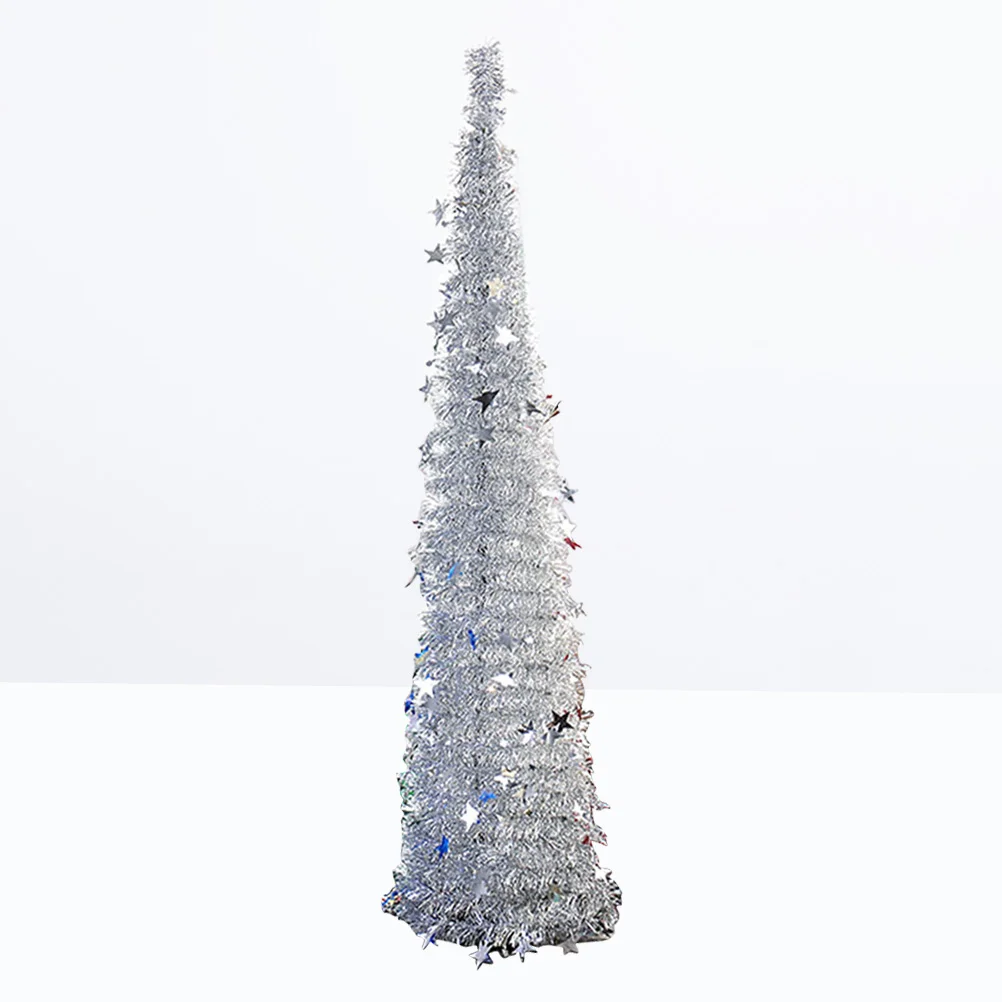 

Foldable Christmas Tree PET Party Decor Home Decoration Telescopic Outdoor Decorations