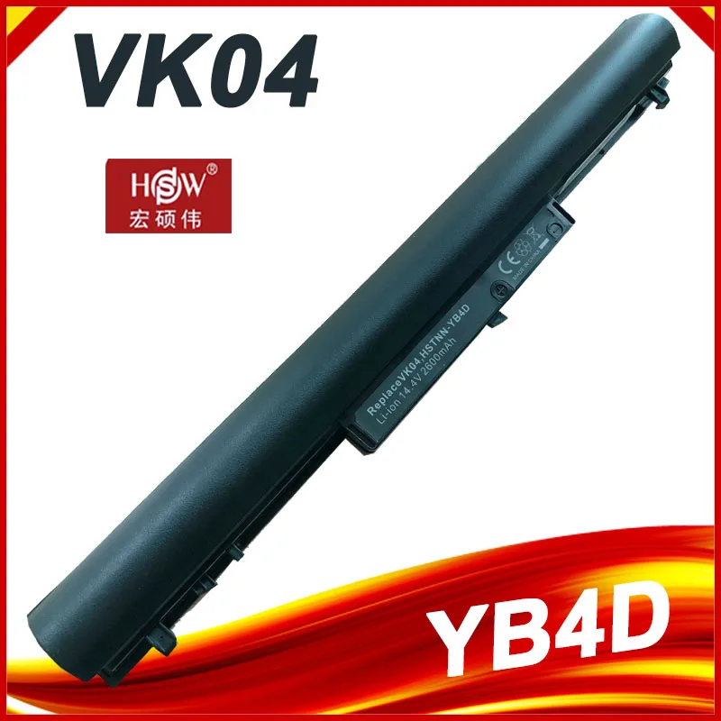 

14.4V 2600mAh HSTNN-YB4D VK04 Laptop Battery For HP Pavilion Sleekbook 14 14T 14Z 15 15T 15Z Pavilion 14T 14Z 15T 15Z