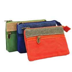 Women's Short Wallet Cotton Coin Purse Female Cloth Mini Money Pouch Card Bag Ladies Little Handbag Bolso Bolsa 2024 for Girls