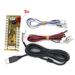 USB Zero Delay Encoder DIY Kit with LED Push Button and Joystick (Kit 2)