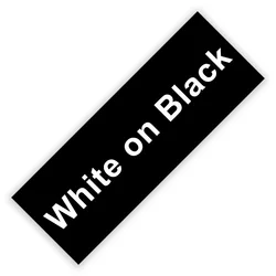 12mm Multicolor Label Maker Tape for Brother P-touch Label Printer (White on black)