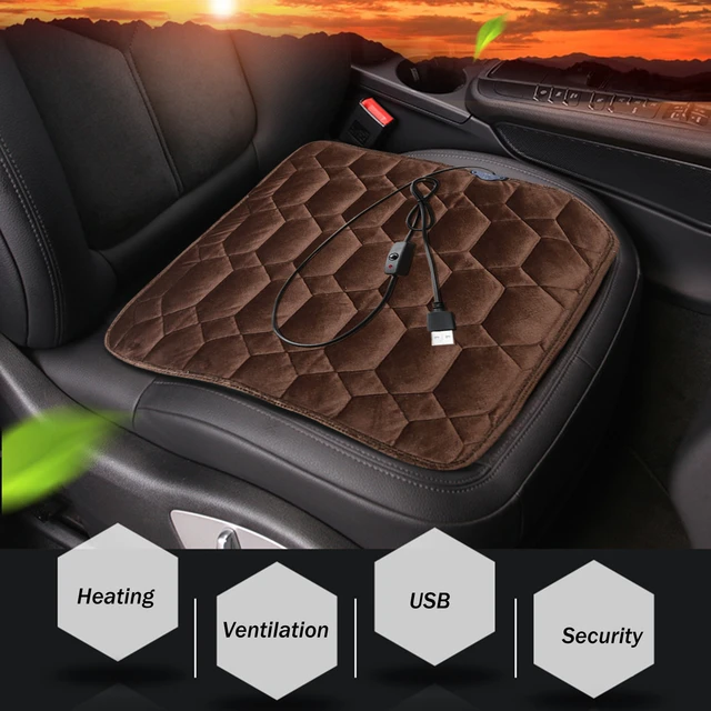 Juste de coussin de chauffage externe pour siège de voiture