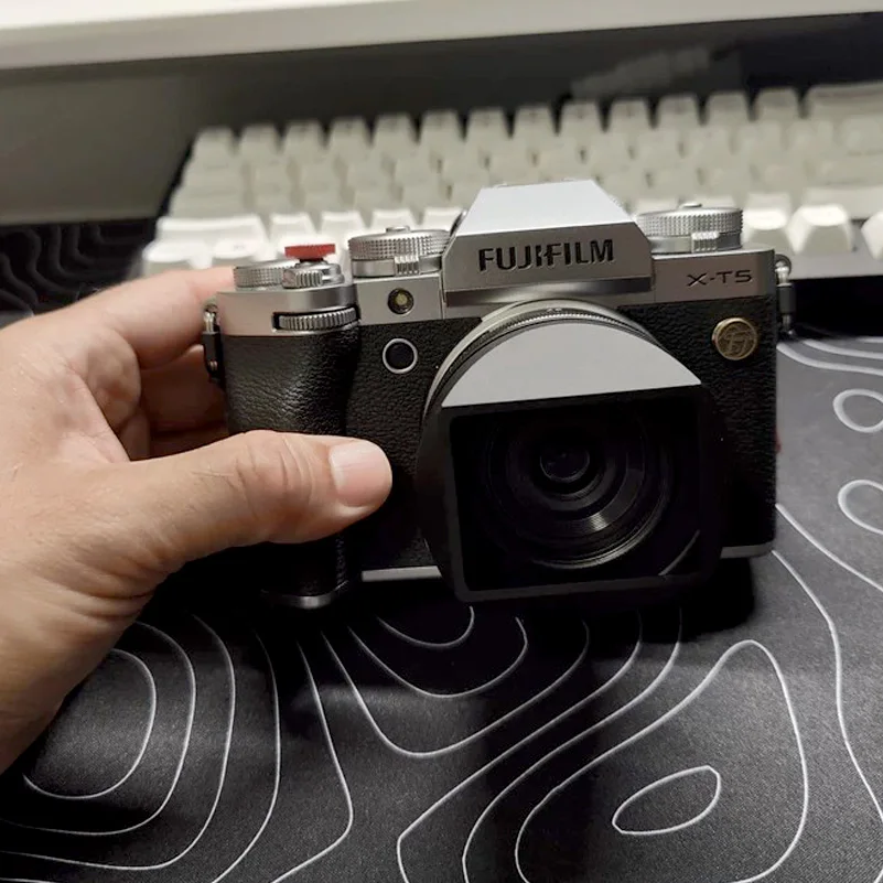 Square Lens Hood fit for Fujifilm Fujinon XF 27mm F2.8 R WR