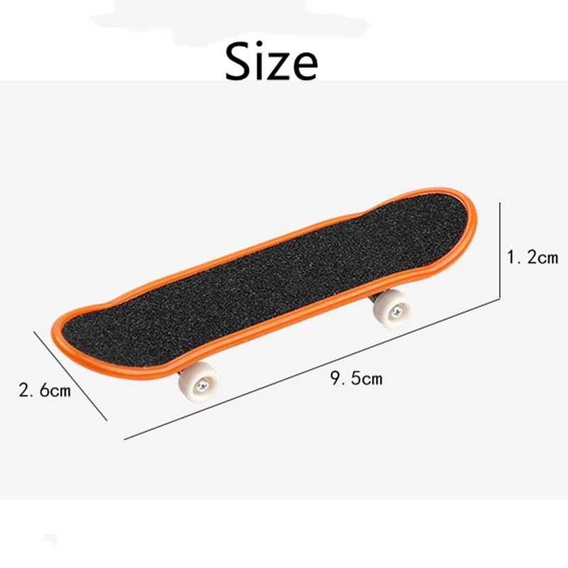 Fingerboard Toy Finger Skateboard Mini Fingerboard Portable Zinc Alloy Educational Toy Mini Scooter For Kids Teenagers Adults images - 6