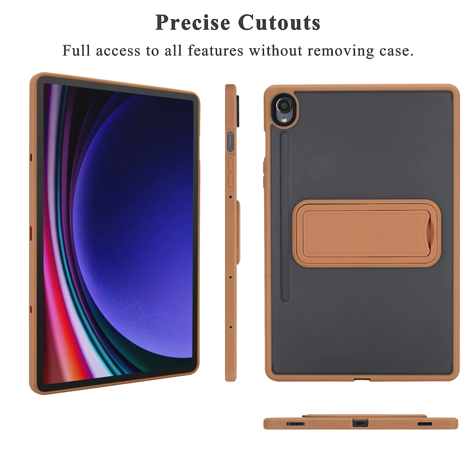 Universal Matte Stand Tablet Case with Kickstand Holder and Cover